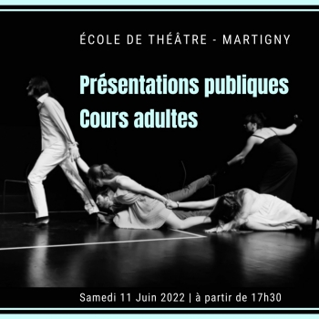 PRÉSENTATIONS PUBLIQUES - COURS ADULTES